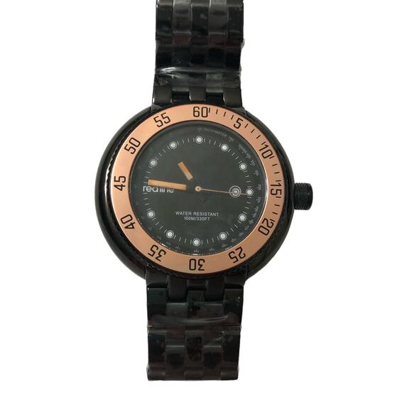 Redline 50039-BB11 Black Japan Movement Mineral Crystal Water Resistant Watch - Picture 2 of 7